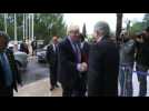 Britain's Boris Johnson visits Cyprus to meet counterpart - Label : AFPTV - First images - Category : News