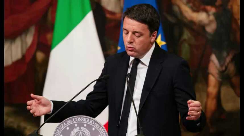 Illustration pour la vidéo Référendum italien : comprendre la démission de Matteo Renzi en 1 minute