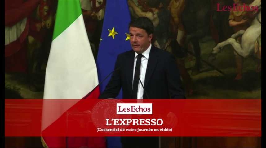 Illustration pour la vidéo L'Europe attentive après le "non" au référendum italien