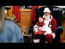 First Ever Black Santa Takes Wishes from Kids at Mall of America
