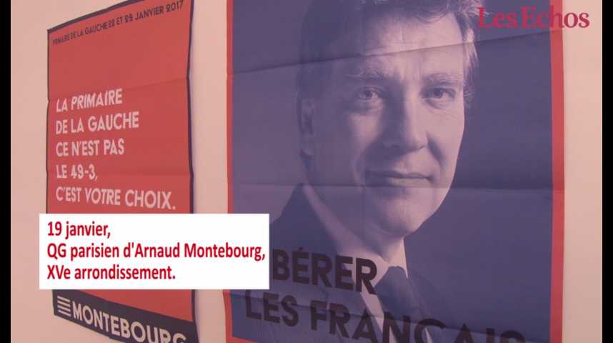 Illustration pour la vidéo Les petites mains de la présidentielle : “l’armée de militants” d’Arnaud Montebourg