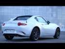 Mazda MX-5 RF in Ceramic White Exterior Design in Barcelona | AutoMotoTV