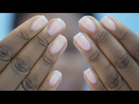 How to create nude buffed nails