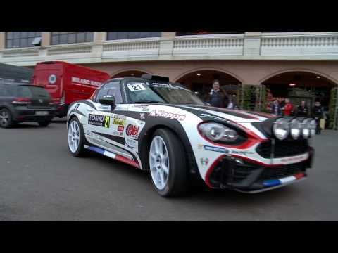 Abarth 124 rally for its racing debut at the 85th “Rallye Monte-Carlo” - Start | AutoMotoTV