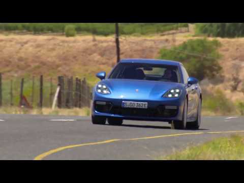 Porsche Panamera 4 E-Hybrid - Driving Video in Sapphire Blue | AutoMotoTV