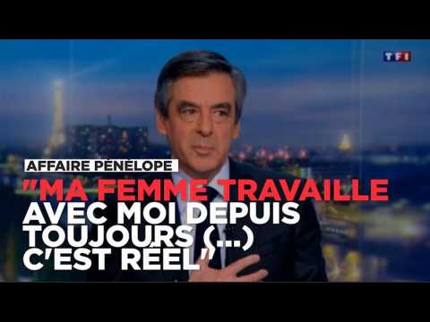 PenelopeGate : François Fillon assure que sa femme travaille "depuis toujours" pour lui