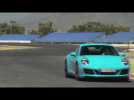 Porsche 911 Carrera GTS Coupe in Miami Blue Driving on the Track | AutoMotoTV