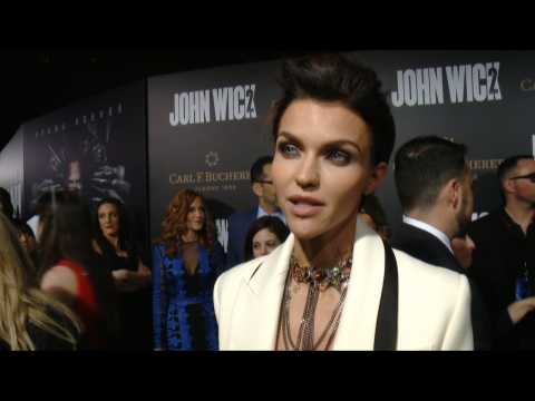 Ruby Rose Talks About Butt Kicking At 'John Wick: Chapter 2' Premiere