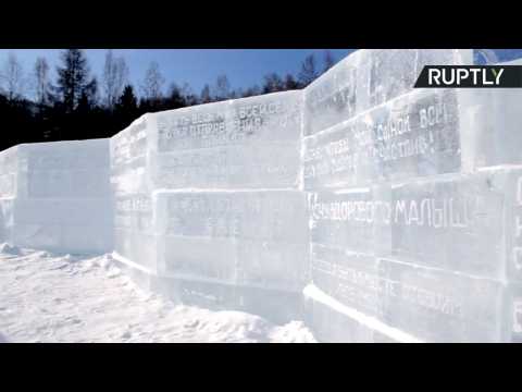 Lake Baikal's Stunning 'Ice Library of Wonders' is Snow Joke