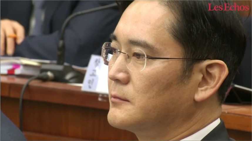 Illustration pour la vidéo Samsung sous le choc de l’arrestation de son leader pour corruption