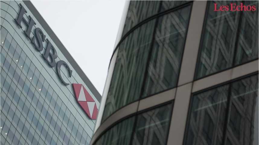 Illustration pour la vidéo Pourquoi le bénéfice de HSBC a plongé de 62% ? 
