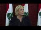 National Front's Marine Le Pen meets with Lebanese leaders
