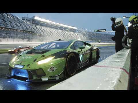 Lamborghini Teams Fight to Two Top-10 Finishes at Rolex 24 At Daytona | AutoMotoTV