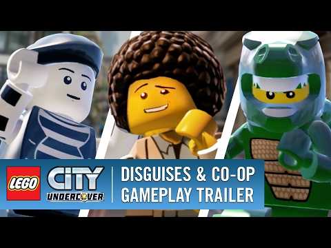 The Very Best Disguises of Chase McCain — LEGO CITY Undercover (2017): Disguises | Co-Op Trailer