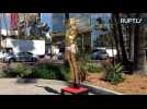 Christ-Like Kanye Sculpture Appears on Hollywood Boulevard