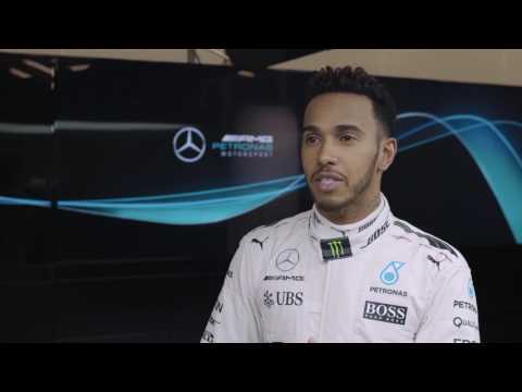 Mercedes-AMG Petronas Motorsport Launches W08 EQ POWER+ - Interview with Lewis Hamilton | AutoMotoTV