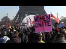 Hundreds take part in anti-Trump protest in Paris