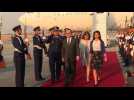 French President Hollande arrives in Chile - Label : AFPTV - First images - Category : News