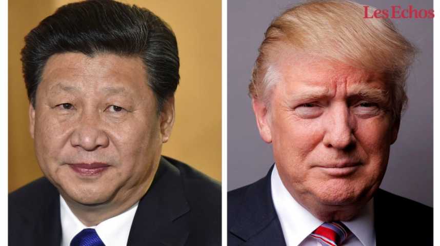 Illustration pour la vidéo Donald Trump désamorce les tensions avec la Chine