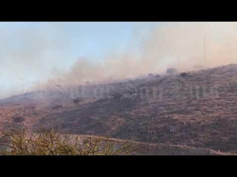 Incendio en Mexquitic se propagó a tres cerros