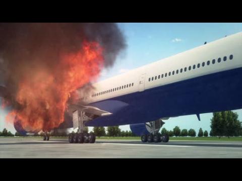 14 injured as British Airways flight catches fire before takeoff in Las Vegas