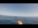 Spanish police rescue 49 sub-Saharan African migrants in the Mediterranean Sea