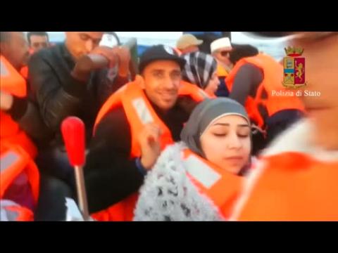 Migrant video shows boat conditions