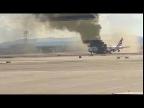 Amateur video captures harrowing British Air fire