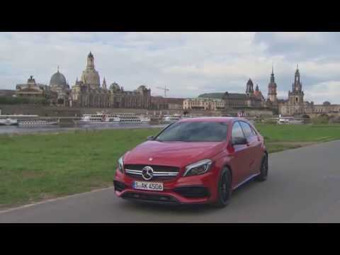 The new Mercedes-AMG A 45 4MATIC Jupiter Red Exterior Design Trailer | AutoMotoTV