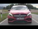 The new Mercedes-AMG A 45 4MATIC Jupiter Red Driving Video Trailer | AutoMotoTV