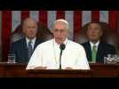 Pope receives warm welcome at U.S. congress