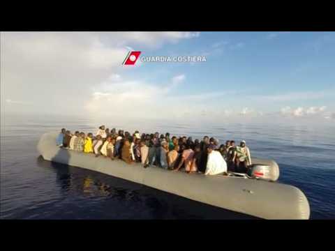 Italian navy and coast guard rescue nearly 1,400 migrants
