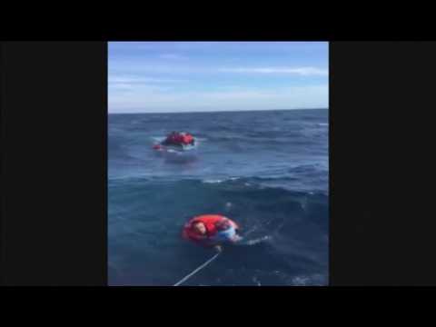 Turkish coast guard rescues 21 migrants off the coast of Turkey