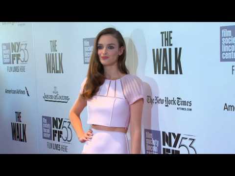 A Stunning Charlotte Le Bon Chats At 'The Walk' Premiere