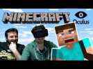 Vido Inside Minecraft : On est DANS le jeu grce  l'Oculus Rift (merci Mark)