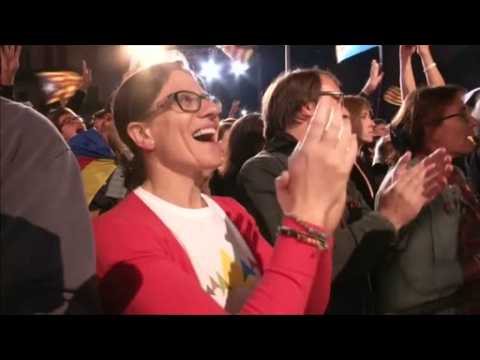 Catalan separatists celebrate poll win