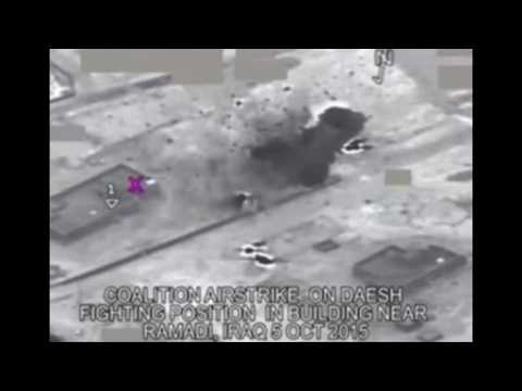U.S. releases video of air strikes against Islamic State in Iraq
