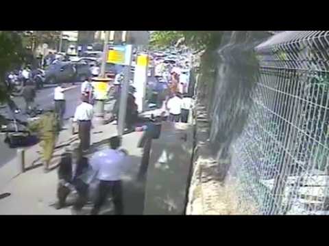 Security video shows deadly attack in Jerusalem