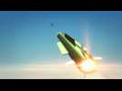 Animation of Buk missile explosion