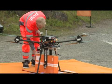 Finnish post office tests drone for parcel delivery