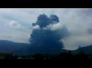 Japan volcano eruption caught on camera