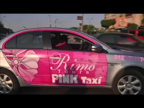 All women taxis take to Egypt's roads