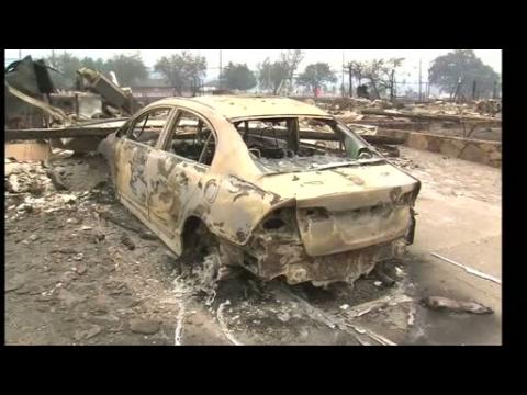 Residents react to US wildfire devastation