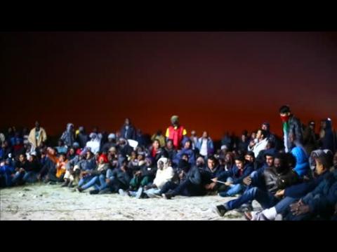 Secret Cinema hosts Calais migrant camp film screening