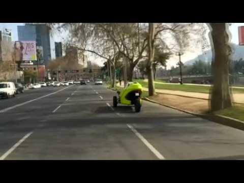 Two-seat car electrifies Chile streets