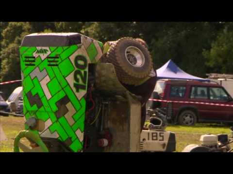 Drivers race lawnmowers in world championships