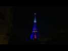Euro 2016: Eiffel Tower red white and blue despite France defeat