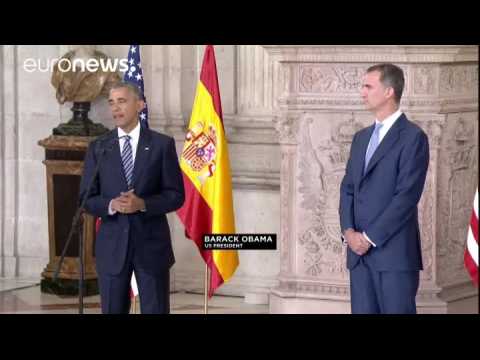 Obama cuts short visit to Spain