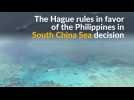 Hague tribunal on South China Sea rules in favor of the Philippines