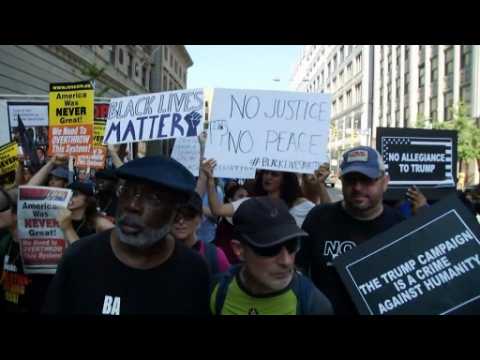 Black Lives Matter protesters march through Cleveland